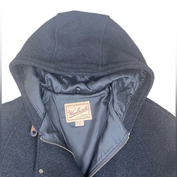 Woolrich Black Utility Jacket - Picture 3 of 14